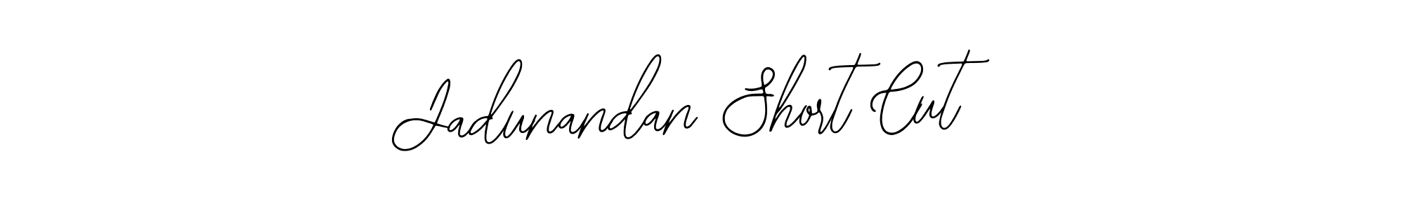 Jadunandan Short Cut stylish signature style. Best Handwritten Sign (Bearetta-2O07w) for my name. Handwritten Signature Collection Ideas for my name Jadunandan Short Cut. Jadunandan Short Cut signature style 12 images and pictures png