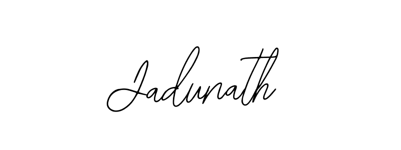 Use a signature maker to create a handwritten signature online. With this signature software, you can design (Bearetta-2O07w) your own signature for name Jadunath. Jadunath signature style 12 images and pictures png