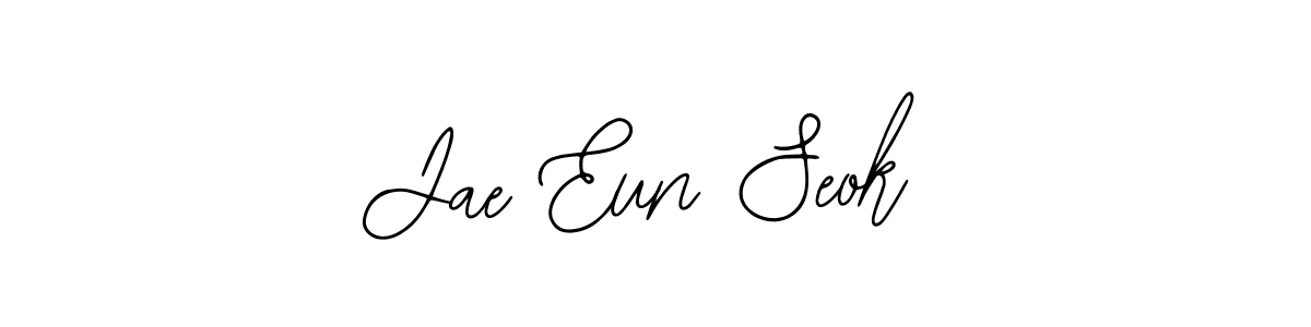 Similarly Bearetta-2O07w is the best handwritten signature design. Signature creator online .You can use it as an online autograph creator for name Jae Eun Seok. Jae Eun Seok signature style 12 images and pictures png