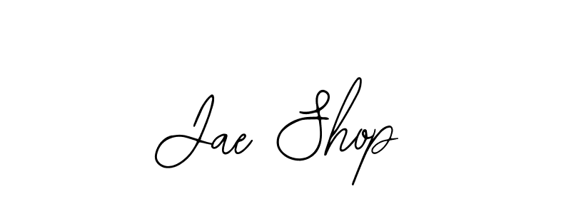 Similarly Bearetta-2O07w is the best handwritten signature design. Signature creator online .You can use it as an online autograph creator for name Jae Shop. Jae Shop signature style 12 images and pictures png