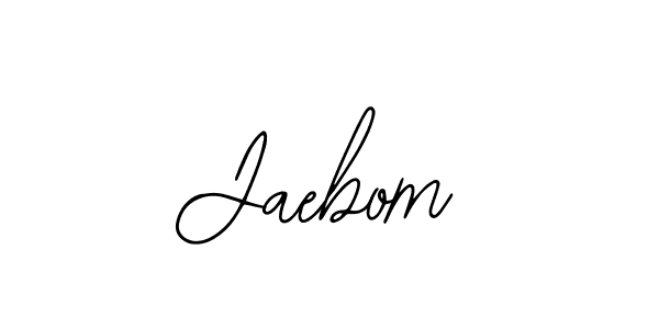 Use a signature maker to create a handwritten signature online. With this signature software, you can design (Bearetta-2O07w) your own signature for name Jaebom. Jaebom signature style 12 images and pictures png