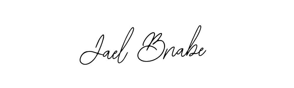 How to Draw Jael Bnabe signature style? Bearetta-2O07w is a latest design signature styles for name Jael Bnabe. Jael Bnabe signature style 12 images and pictures png