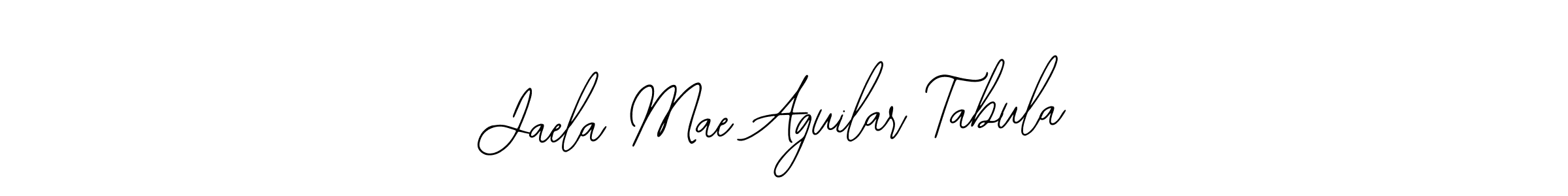 Also You can easily find your signature by using the search form. We will create Jaela Mae Aguilar Tabula name handwritten signature images for you free of cost using Bearetta-2O07w sign style. Jaela Mae Aguilar Tabula signature style 12 images and pictures png