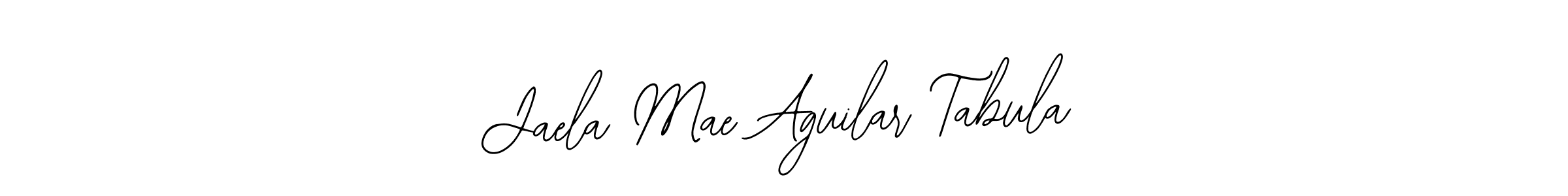 Also You can easily find your signature by using the search form. We will create Jaela Mae Aguilar Tabula name handwritten signature images for you free of cost using Bearetta-2O07w sign style. Jaela Mae Aguilar Tabula signature style 12 images and pictures png