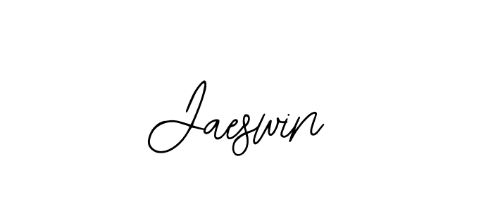 The best way (Bearetta-2O07w) to make a short signature is to pick only two or three words in your name. The name Jaeswin include a total of six letters. For converting this name. Jaeswin signature style 12 images and pictures png