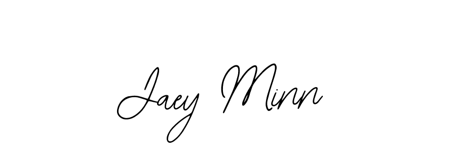 The best way (Bearetta-2O07w) to make a short signature is to pick only two or three words in your name. The name Jaey Minn include a total of six letters. For converting this name. Jaey Minn signature style 12 images and pictures png