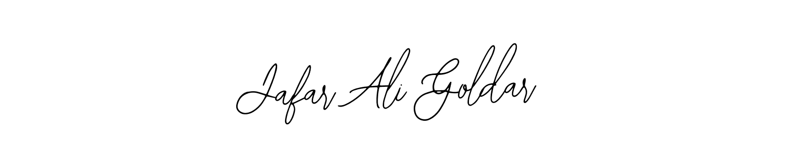 You should practise on your own different ways (Bearetta-2O07w) to write your name (Jafar Ali Goldar) in signature. don't let someone else do it for you. Jafar Ali Goldar signature style 12 images and pictures png