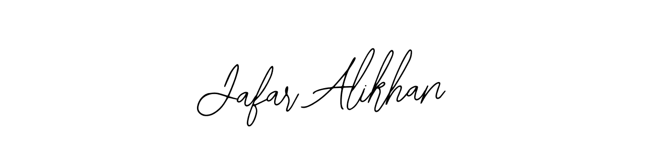 Also You can easily find your signature by using the search form. We will create Jafar Alikhan name handwritten signature images for you free of cost using Bearetta-2O07w sign style. Jafar Alikhan signature style 12 images and pictures png