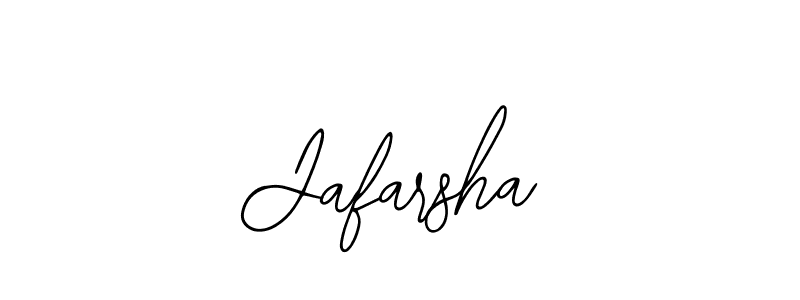 Design your own signature with our free online signature maker. With this signature software, you can create a handwritten (Bearetta-2O07w) signature for name Jafarsha. Jafarsha signature style 12 images and pictures png