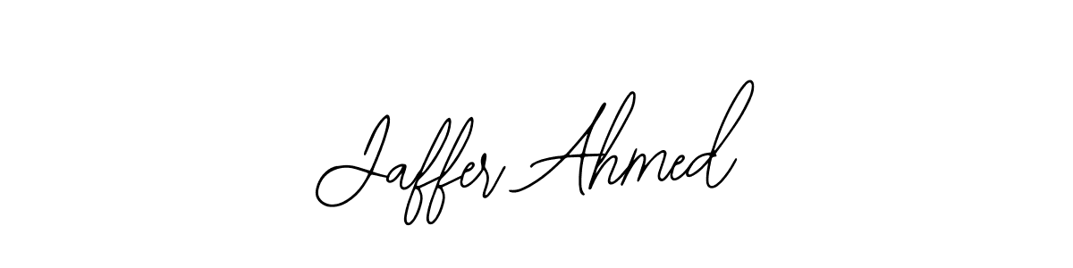 Make a beautiful signature design for name Jaffer Ahmed. With this signature (Bearetta-2O07w) style, you can create a handwritten signature for free. Jaffer Ahmed signature style 12 images and pictures png