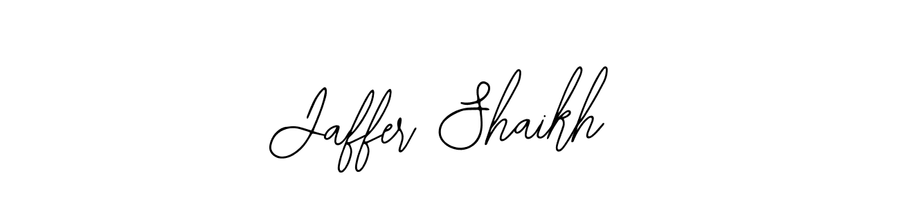 if you are searching for the best signature style for your name Jaffer Shaikh. so please give up your signature search. here we have designed multiple signature styles  using Bearetta-2O07w. Jaffer Shaikh signature style 12 images and pictures png