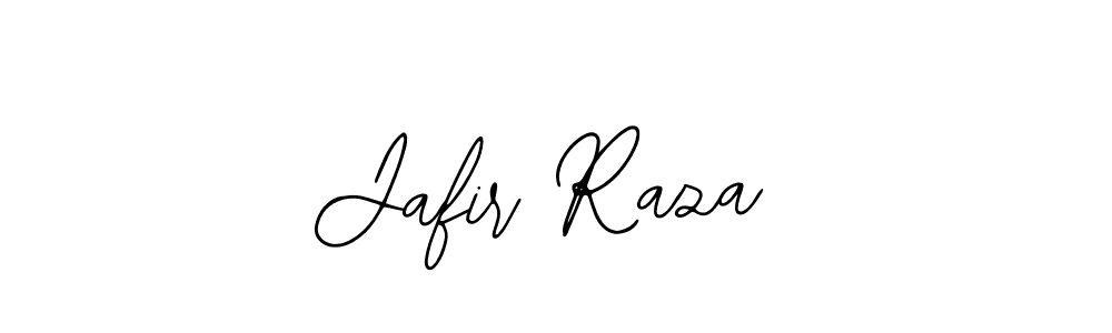 Use a signature maker to create a handwritten signature online. With this signature software, you can design (Bearetta-2O07w) your own signature for name Jafir Raza. Jafir Raza signature style 12 images and pictures png