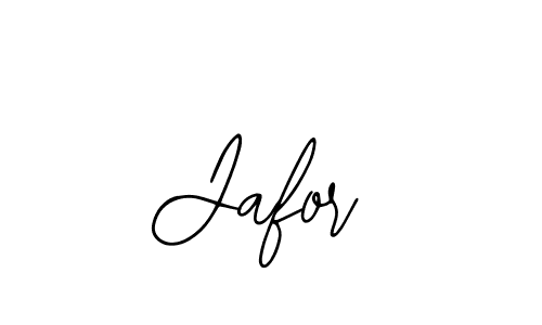 Use a signature maker to create a handwritten signature online. With this signature software, you can design (Bearetta-2O07w) your own signature for name Jafor. Jafor signature style 12 images and pictures png