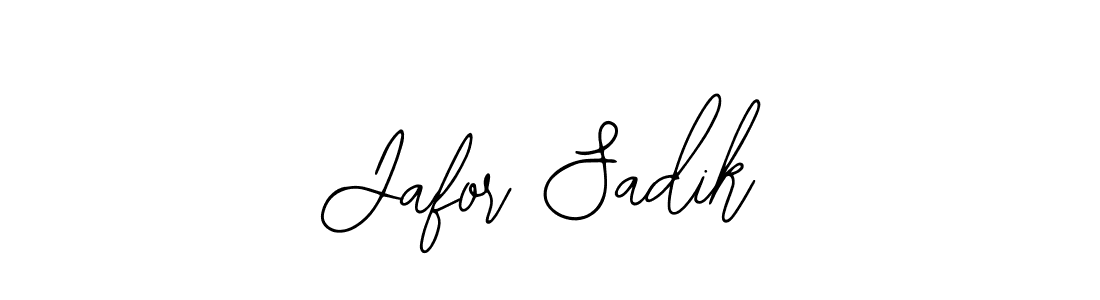 Bearetta-2O07w is a professional signature style that is perfect for those who want to add a touch of class to their signature. It is also a great choice for those who want to make their signature more unique. Get Jafor Sadik name to fancy signature for free. Jafor Sadik signature style 12 images and pictures png