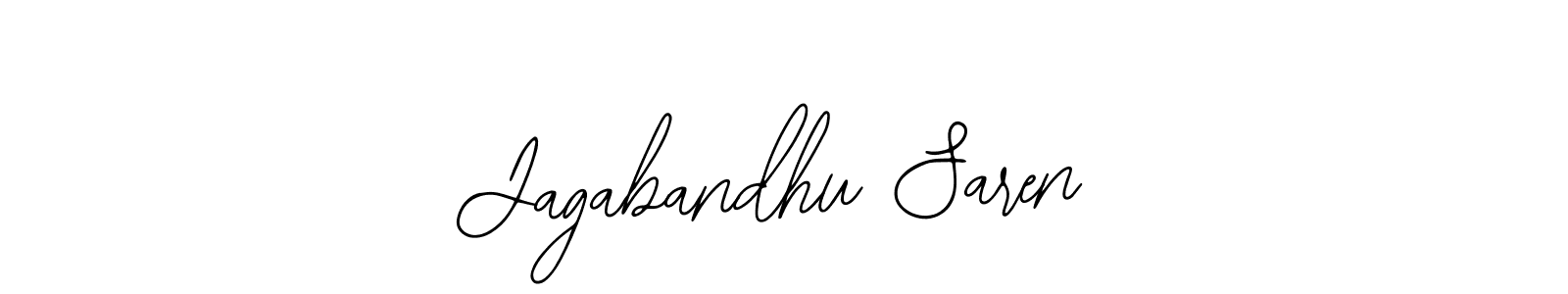 How to make Jagabandhu Saren signature? Bearetta-2O07w is a professional autograph style. Create handwritten signature for Jagabandhu Saren name. Jagabandhu Saren signature style 12 images and pictures png