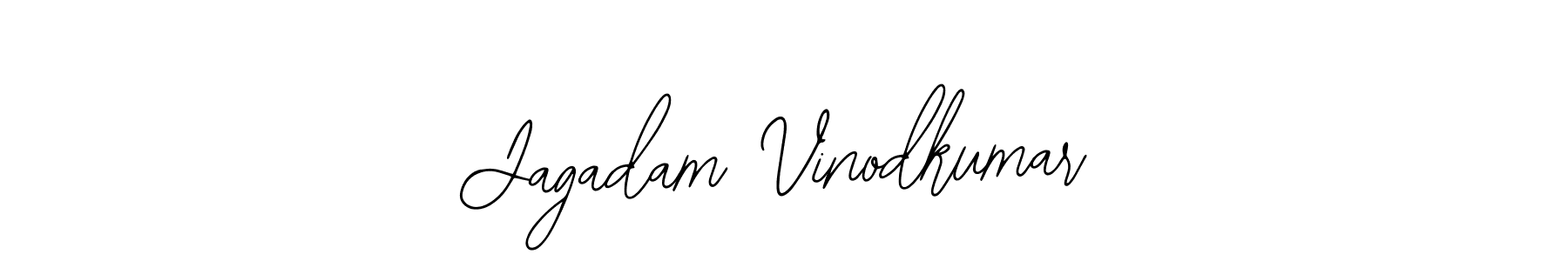 Also we have Jagadam Vinodkumar name is the best signature style. Create professional handwritten signature collection using Bearetta-2O07w autograph style. Jagadam Vinodkumar signature style 12 images and pictures png