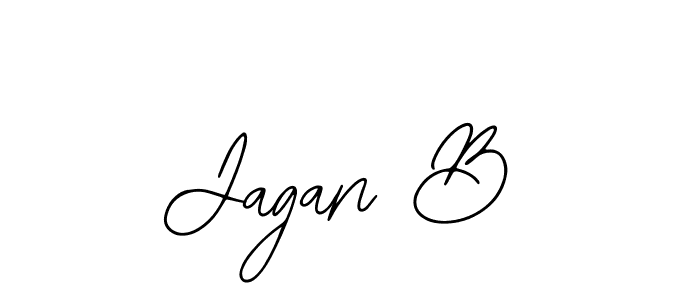 Design your own signature with our free online signature maker. With this signature software, you can create a handwritten (Bearetta-2O07w) signature for name Jagan B. Jagan B signature style 12 images and pictures png