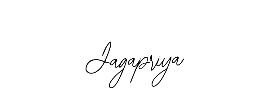 How to make Jagapriya name signature. Use Bearetta-2O07w style for creating short signs online. This is the latest handwritten sign. Jagapriya signature style 12 images and pictures png