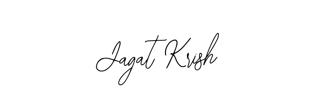 Make a beautiful signature design for name Jagat Krish. Use this online signature maker to create a handwritten signature for free. Jagat Krish signature style 12 images and pictures png