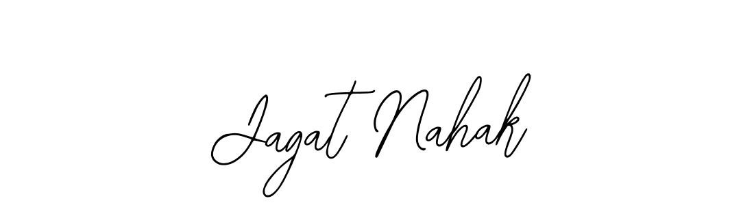 Design your own signature with our free online signature maker. With this signature software, you can create a handwritten (Bearetta-2O07w) signature for name Jagat Nahak. Jagat Nahak signature style 12 images and pictures png