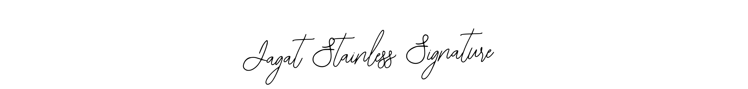 Similarly Bearetta-2O07w is the best handwritten signature design. Signature creator online .You can use it as an online autograph creator for name Jagat Stainless Signature. Jagat Stainless Signature signature style 12 images and pictures png