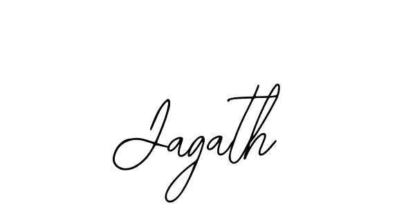 Use a signature maker to create a handwritten signature online. With this signature software, you can design (Bearetta-2O07w) your own signature for name Jagath. Jagath signature style 12 images and pictures png