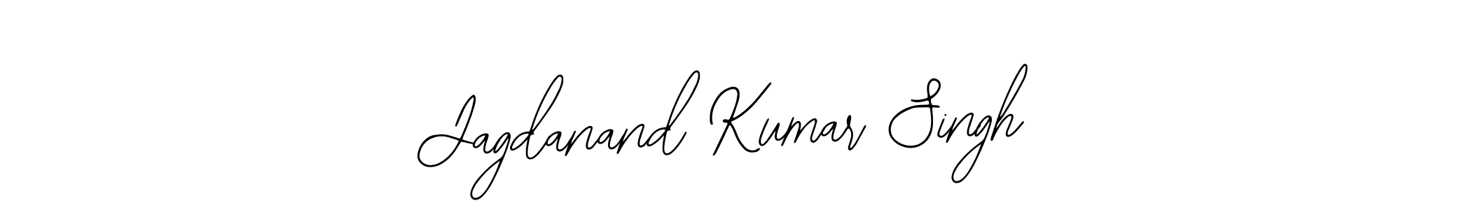 Use a signature maker to create a handwritten signature online. With this signature software, you can design (Bearetta-2O07w) your own signature for name Jagdanand Kumar Singh. Jagdanand Kumar Singh signature style 12 images and pictures png