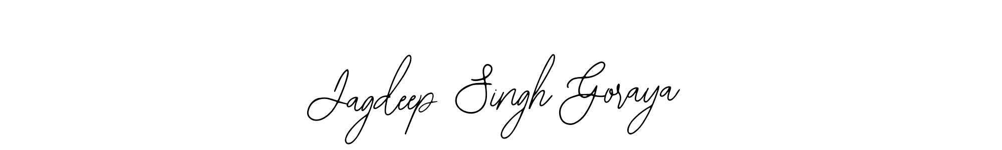 Use a signature maker to create a handwritten signature online. With this signature software, you can design (Bearetta-2O07w) your own signature for name Jagdeep Singh Goraya. Jagdeep Singh Goraya signature style 12 images and pictures png