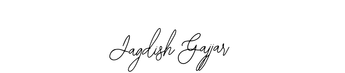 Bearetta-2O07w is a professional signature style that is perfect for those who want to add a touch of class to their signature. It is also a great choice for those who want to make their signature more unique. Get Jagdish Gajjar name to fancy signature for free. Jagdish Gajjar signature style 12 images and pictures png