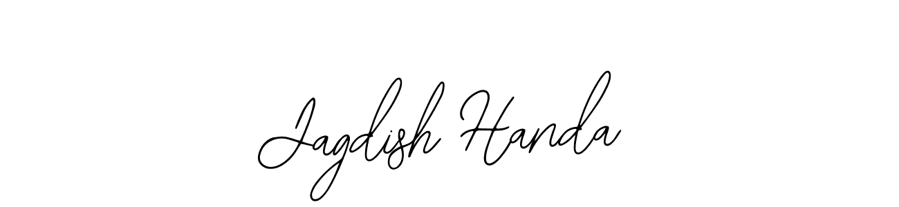 Use a signature maker to create a handwritten signature online. With this signature software, you can design (Bearetta-2O07w) your own signature for name Jagdish Handa. Jagdish Handa signature style 12 images and pictures png