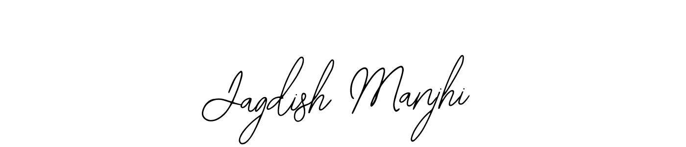 The best way (Bearetta-2O07w) to make a short signature is to pick only two or three words in your name. The name Jagdish Manjhi include a total of six letters. For converting this name. Jagdish Manjhi signature style 12 images and pictures png