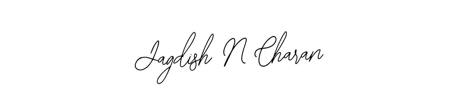 Make a beautiful signature design for name Jagdish N Charan. Use this online signature maker to create a handwritten signature for free. Jagdish N Charan signature style 12 images and pictures png