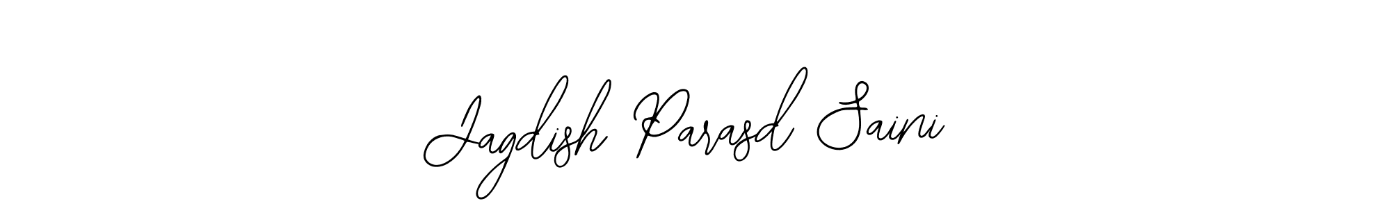 Design your own signature with our free online signature maker. With this signature software, you can create a handwritten (Bearetta-2O07w) signature for name Jagdish Parasd Saini. Jagdish Parasd Saini signature style 12 images and pictures png