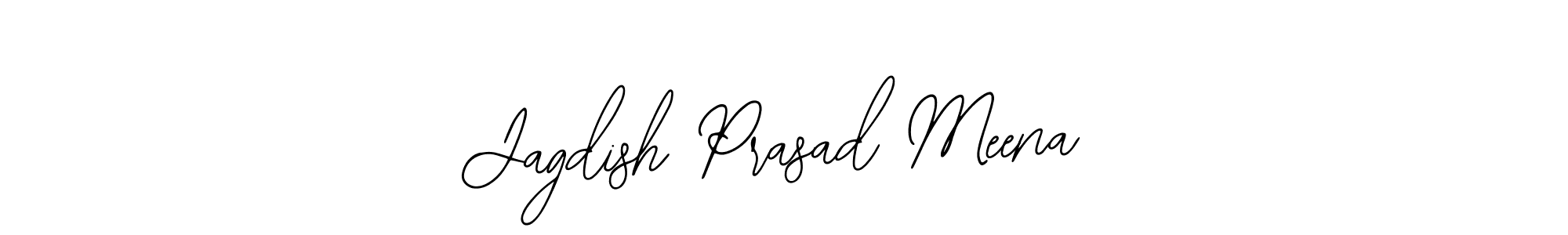 Use a signature maker to create a handwritten signature online. With this signature software, you can design (Bearetta-2O07w) your own signature for name Jagdish Prasad Meena. Jagdish Prasad Meena signature style 12 images and pictures png