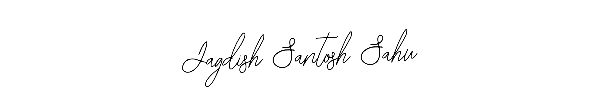 if you are searching for the best signature style for your name Jagdish Santosh Sahu. so please give up your signature search. here we have designed multiple signature styles  using Bearetta-2O07w. Jagdish Santosh Sahu signature style 12 images and pictures png