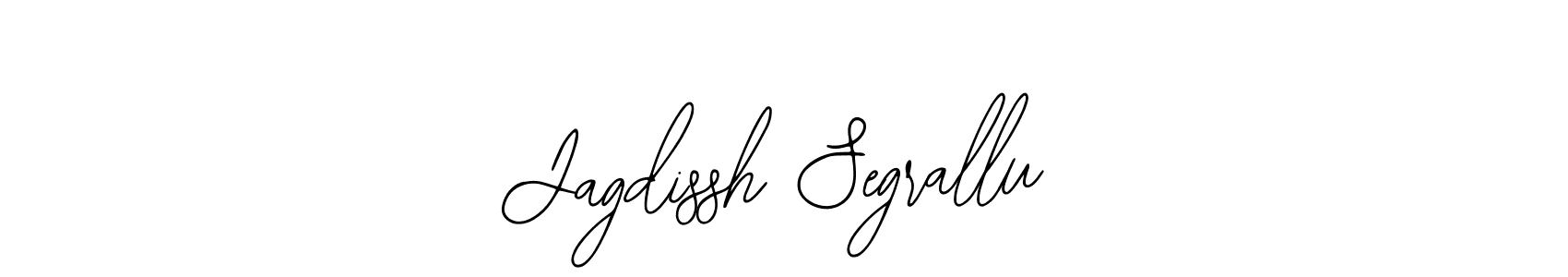 Design your own signature with our free online signature maker. With this signature software, you can create a handwritten (Bearetta-2O07w) signature for name Jagdissh Segrallu. Jagdissh Segrallu signature style 12 images and pictures png