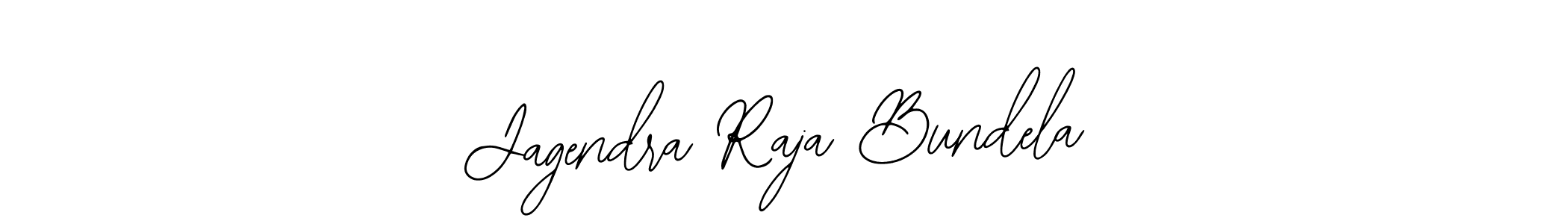 How to make Jagendra Raja Bundela name signature. Use Bearetta-2O07w style for creating short signs online. This is the latest handwritten sign. Jagendra Raja Bundela signature style 12 images and pictures png