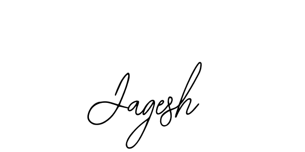 How to make Jagesh name signature. Use Bearetta-2O07w style for creating short signs online. This is the latest handwritten sign. Jagesh signature style 12 images and pictures png