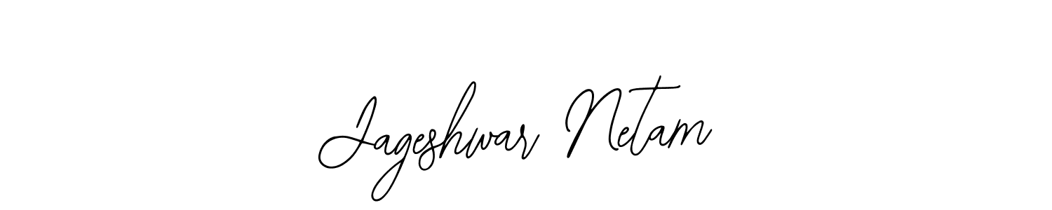 Design your own signature with our free online signature maker. With this signature software, you can create a handwritten (Bearetta-2O07w) signature for name Jageshwar Netam. Jageshwar Netam signature style 12 images and pictures png