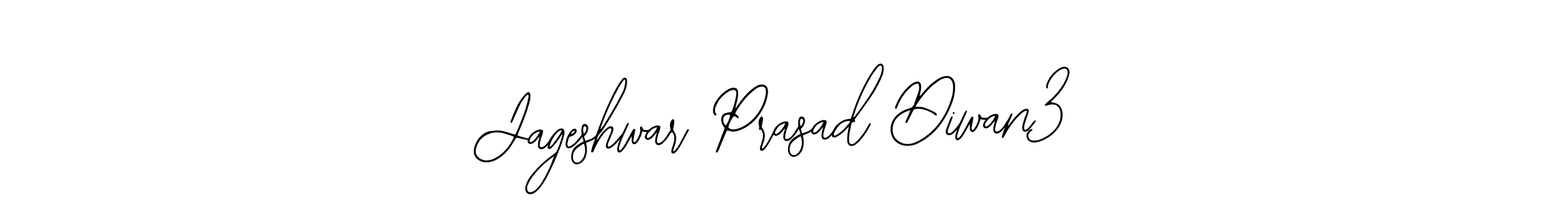 How to make Jageshwar Prasad Diwan3 name signature. Use Bearetta-2O07w style for creating short signs online. This is the latest handwritten sign. Jageshwar Prasad Diwan3 signature style 12 images and pictures png