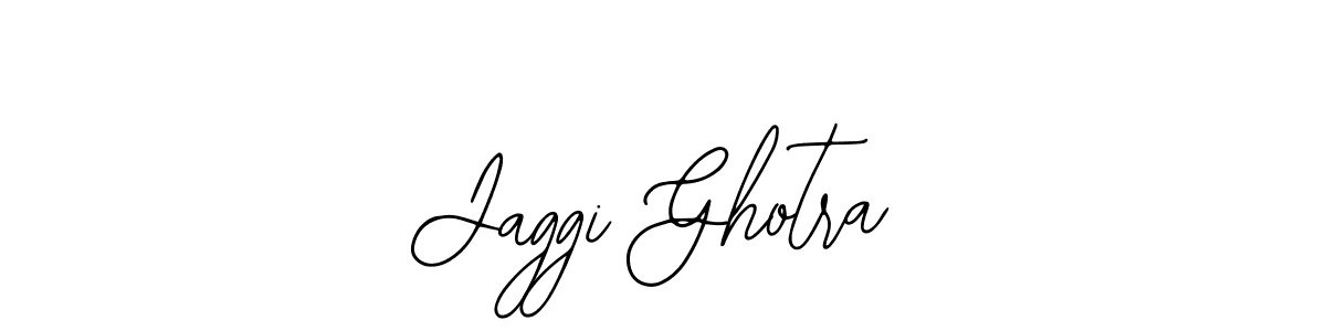 Design your own signature with our free online signature maker. With this signature software, you can create a handwritten (Bearetta-2O07w) signature for name Jaggi Ghotra. Jaggi Ghotra signature style 12 images and pictures png