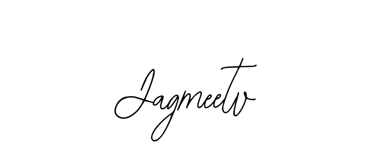 The best way (Bearetta-2O07w) to make a short signature is to pick only two or three words in your name. The name Jagmeetv include a total of six letters. For converting this name. Jagmeetv signature style 12 images and pictures png