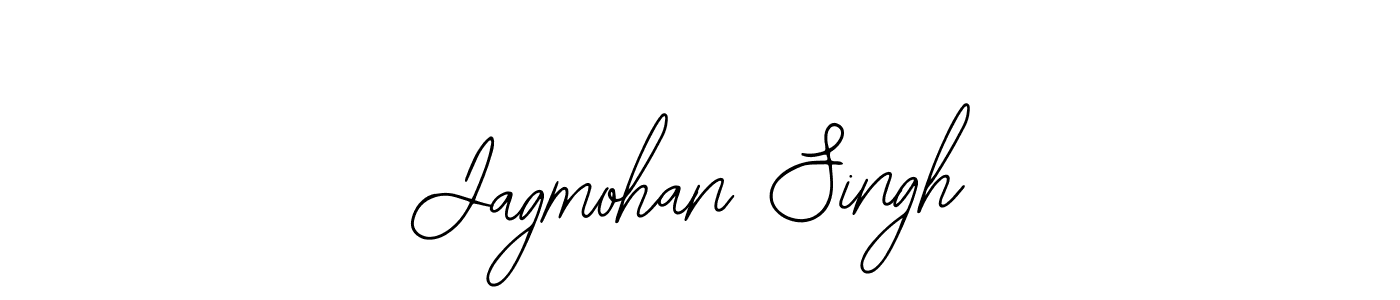 You should practise on your own different ways (Bearetta-2O07w) to write your name (Jagmohan Singh) in signature. don't let someone else do it for you. Jagmohan Singh signature style 12 images and pictures png