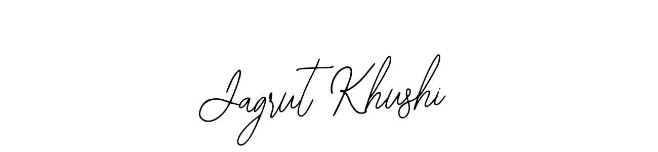 You can use this online signature creator to create a handwritten signature for the name Jagrut Khushi. This is the best online autograph maker. Jagrut Khushi signature style 12 images and pictures png