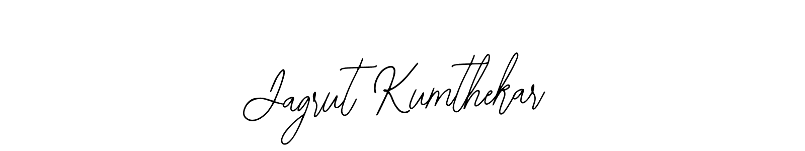 Also You can easily find your signature by using the search form. We will create Jagrut Kumthekar name handwritten signature images for you free of cost using Bearetta-2O07w sign style. Jagrut Kumthekar signature style 12 images and pictures png
