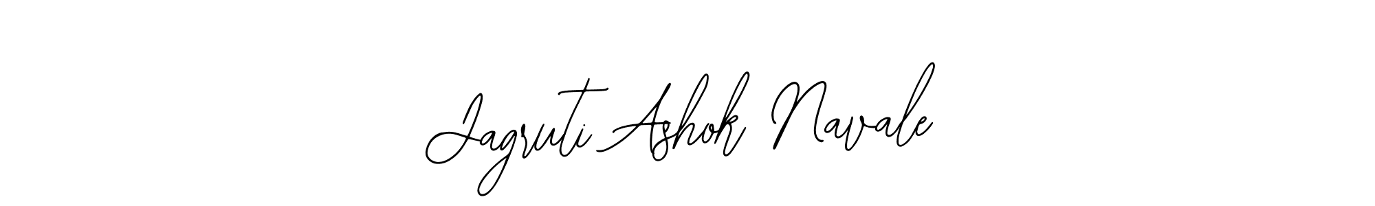 How to make Jagruti Ashok Navale name signature. Use Bearetta-2O07w style for creating short signs online. This is the latest handwritten sign. Jagruti Ashok Navale signature style 12 images and pictures png