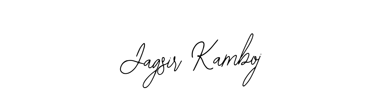 How to make Jagsir Kamboj name signature. Use Bearetta-2O07w style for creating short signs online. This is the latest handwritten sign. Jagsir Kamboj signature style 12 images and pictures png