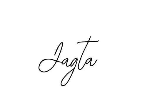 Design your own signature with our free online signature maker. With this signature software, you can create a handwritten (Bearetta-2O07w) signature for name Jagta. Jagta signature style 12 images and pictures png