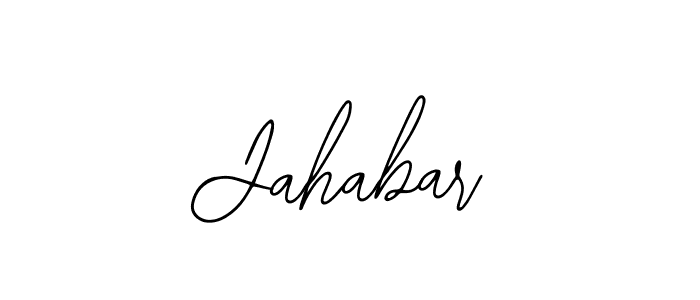 Make a beautiful signature design for name Jahabar. With this signature (Bearetta-2O07w) style, you can create a handwritten signature for free. Jahabar signature style 12 images and pictures png