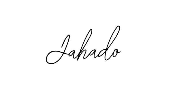 Design your own signature with our free online signature maker. With this signature software, you can create a handwritten (Bearetta-2O07w) signature for name Jahado. Jahado signature style 12 images and pictures png